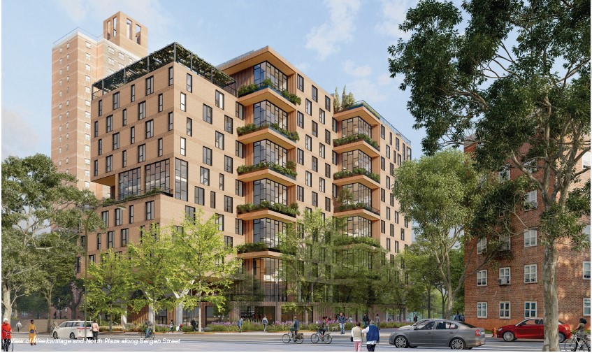 rendering of the development project for site 2