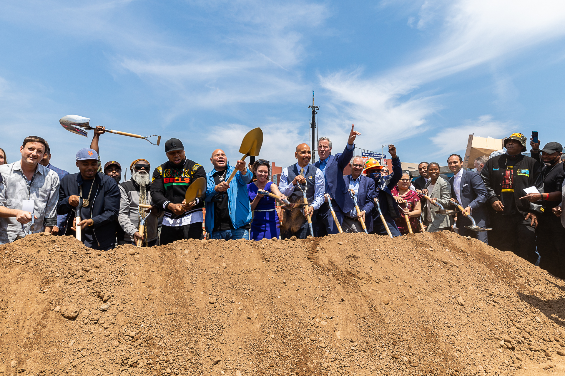 City officials and partners break ground at Bronx Point