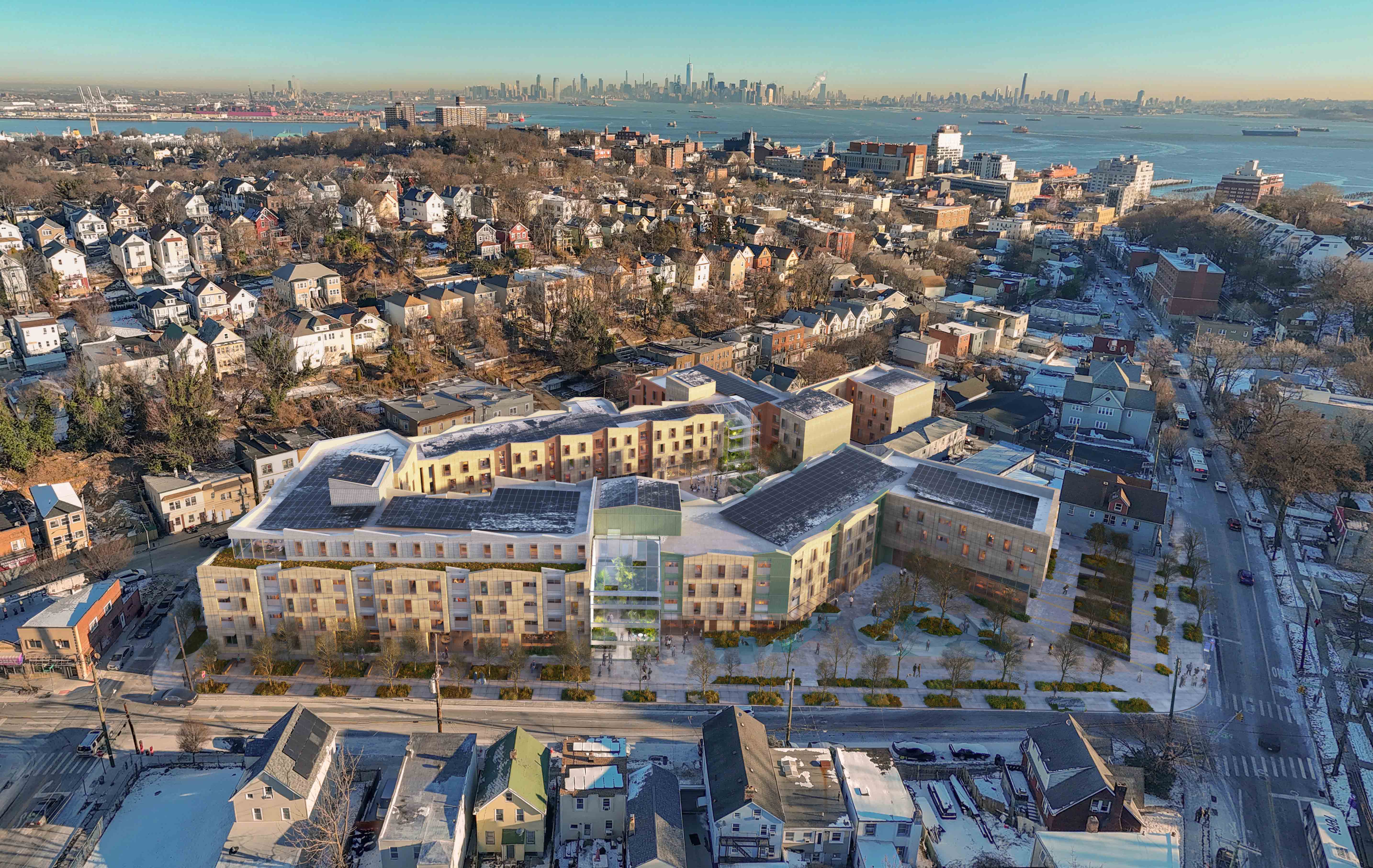 A rendering of Hillside Grove 
