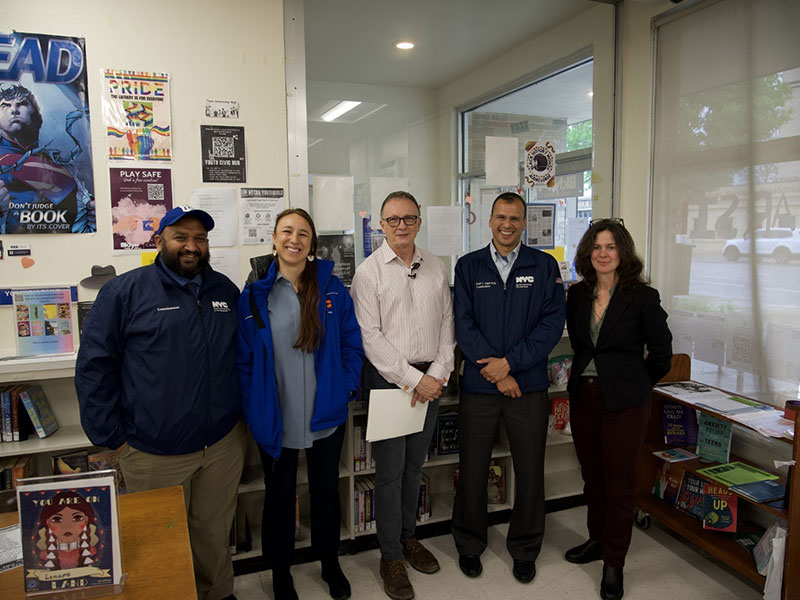 PEU canvassers went out to share information and help residents get the help they need