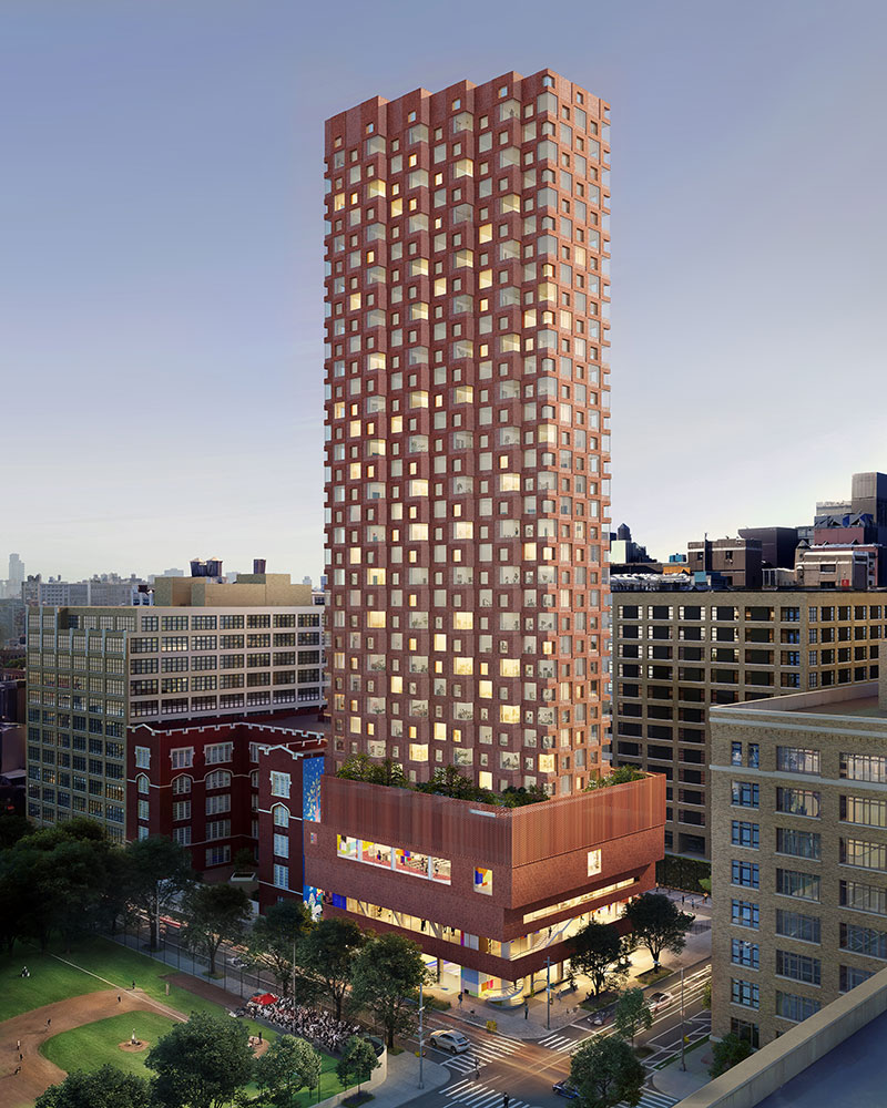 Rendering of the proposed Hudson Mosaic development.