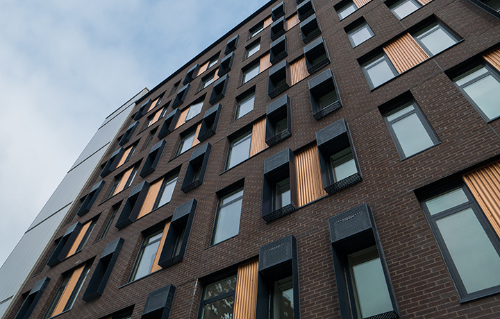 Photo of senior housing building.
                                           