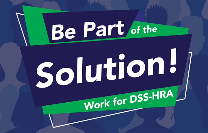 Graphic that says HRA is hiring!