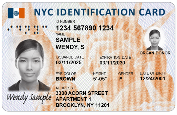 IDNYC card