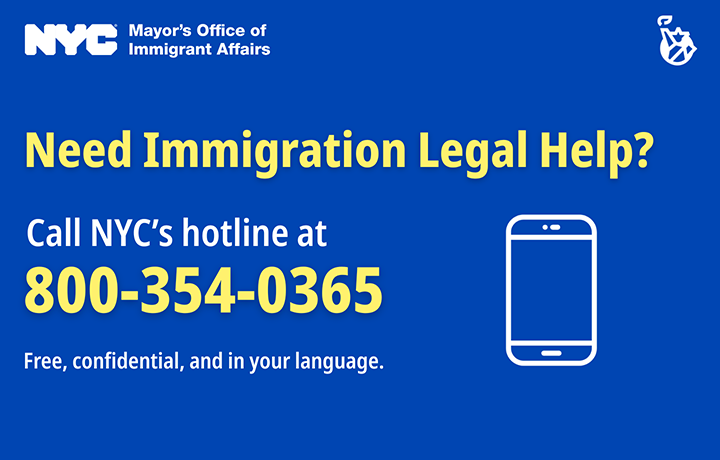 Visit the Immigration Support Hotline page
                                           
