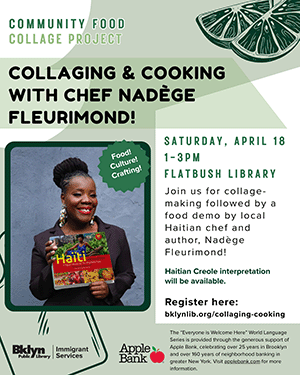 Collaging & Cooking with Chef Nadège Fleurimond! event picture
