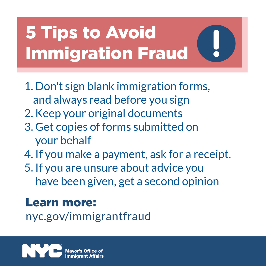5 Tips to Avoid Immigration Fraud