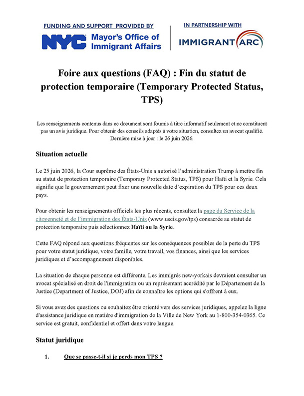 French Thumbnail of TPS FAQ