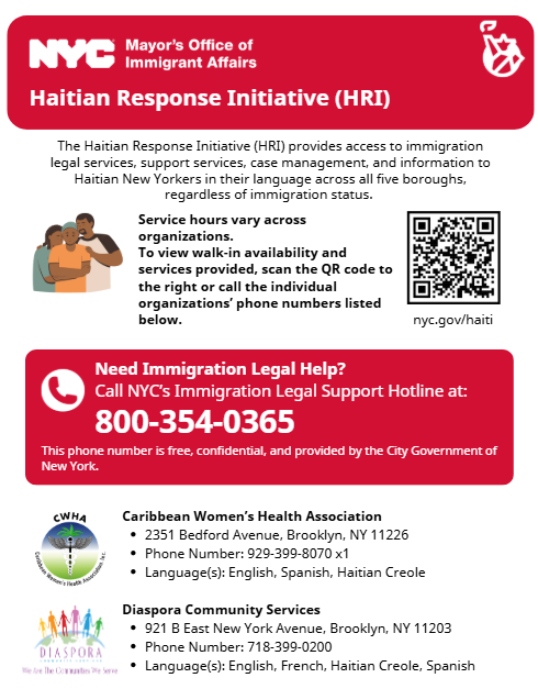 Haitian Response Initiative One Pager