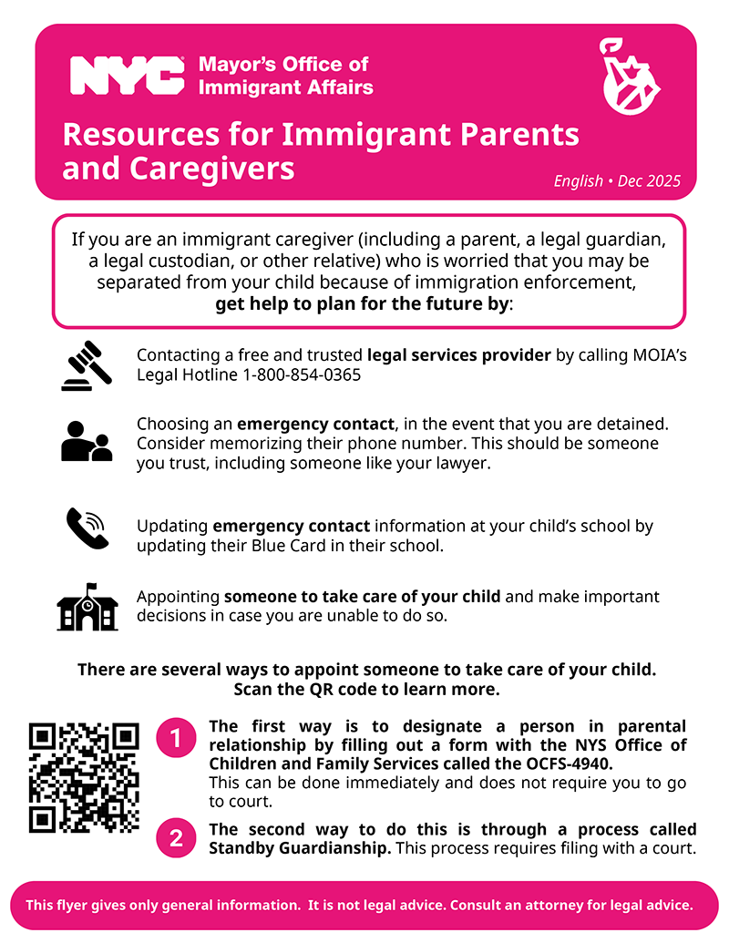 Immigrant Caregivers Flyer