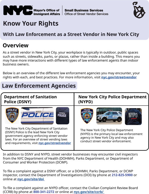 Street Vendors KYR One pager