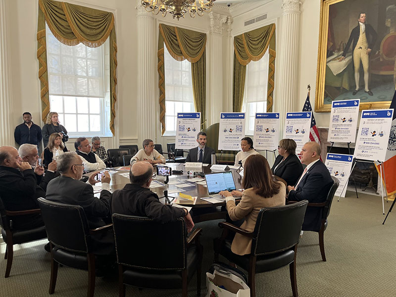 Photo of New York City Officials Hosting Roundtable Discussion on Immigrant Health Rights and Know Your Rights Efforts