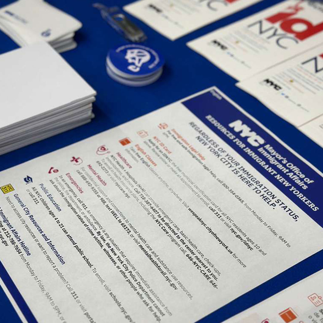 paper forms on a flat table