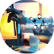 Scientist working in a lab