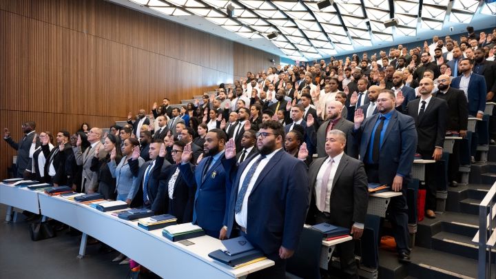 NYC DOC Swears In 182 New Recruit Officers
                                           