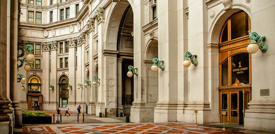 Photograph of One Centre Street: the New York City Municipal Building
                                           