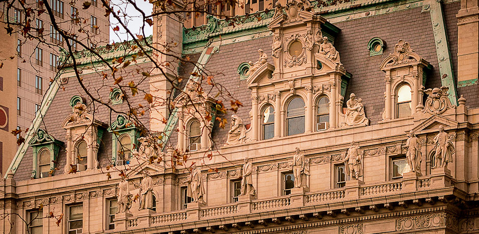 Photograph of New York City Surrogate’s Courthouse/Hall of Records
                                           