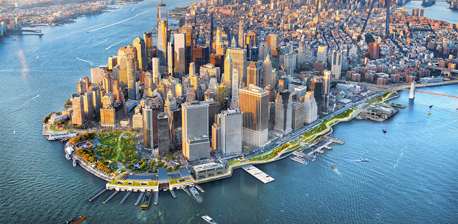 Lower Manhattan City Landscape
                                           