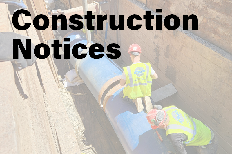 Construction Notices