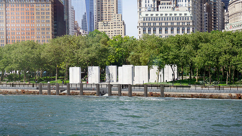 East Coast Memorial FromFerry Perspective