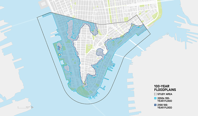 map of 100 year floodplains