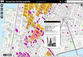 Map NYC Landmarks