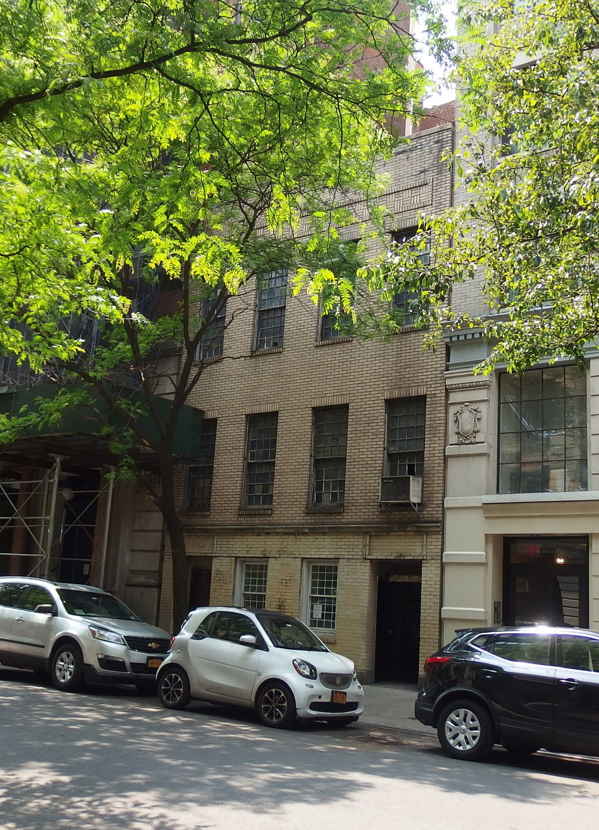 a shot of Colored School No. 4 from across the street