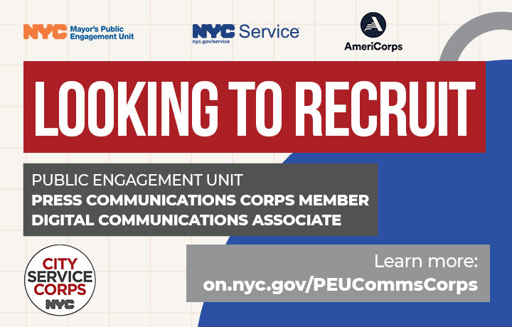 Looking to recruit! Public Engagement Unit
                                           
