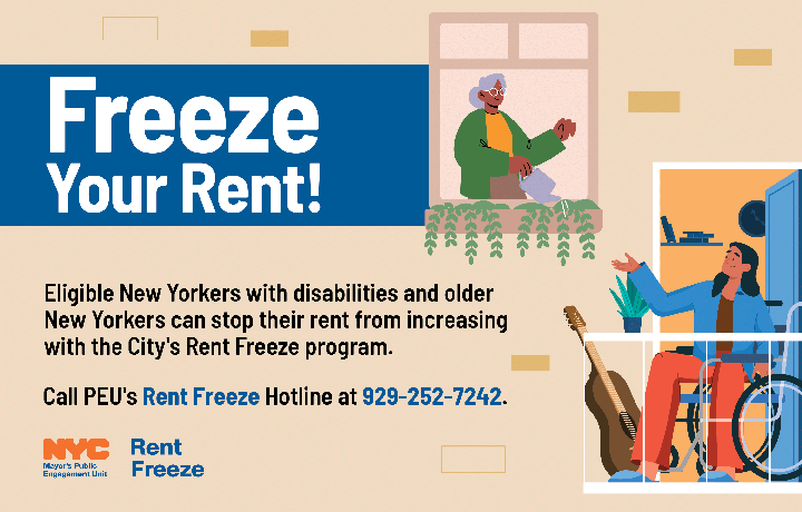 Call Rent Freeze Hotline at 929-252-7242
                                           