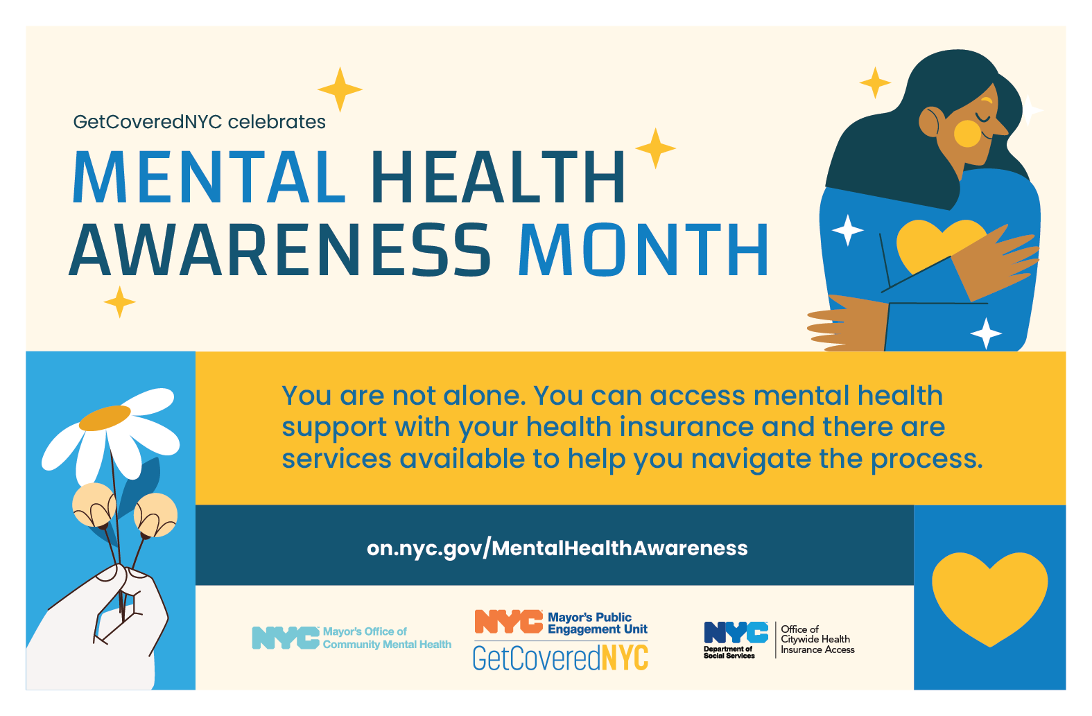 You can access mental health support with health insurance and get help to do it
                                           