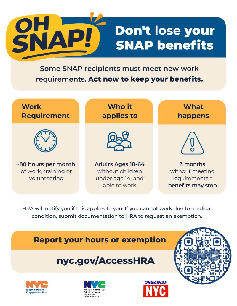 Oh SNAP! Don't lose your SNAP benefits
