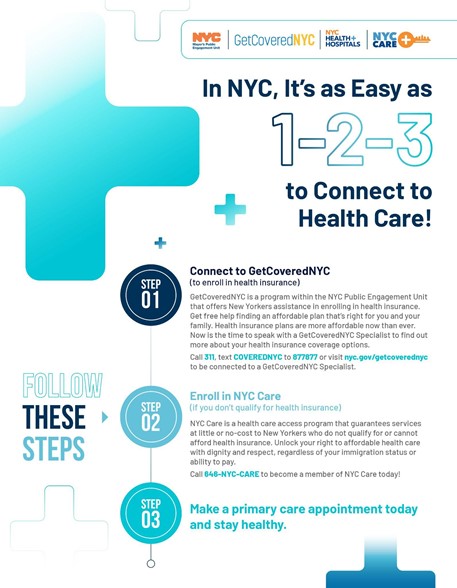 123 Connect Health Care flyer