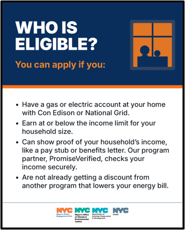 apply if you have ConEd or national grid account.