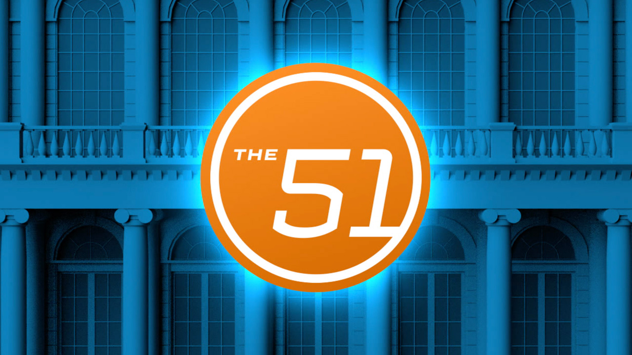 Photo of City Hall with The 51 logo