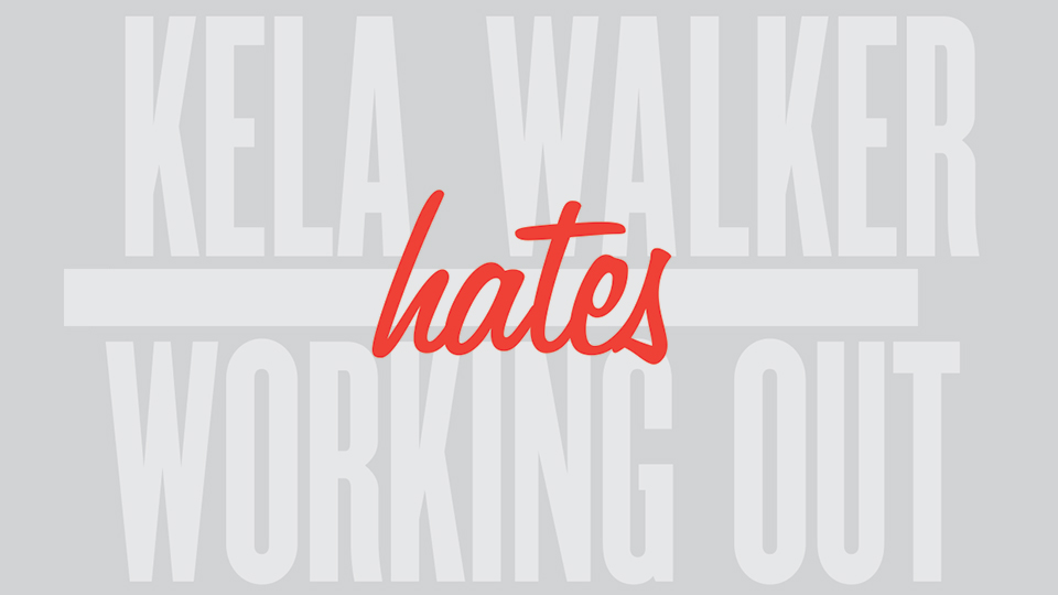 Kela Walker hates working out logo image