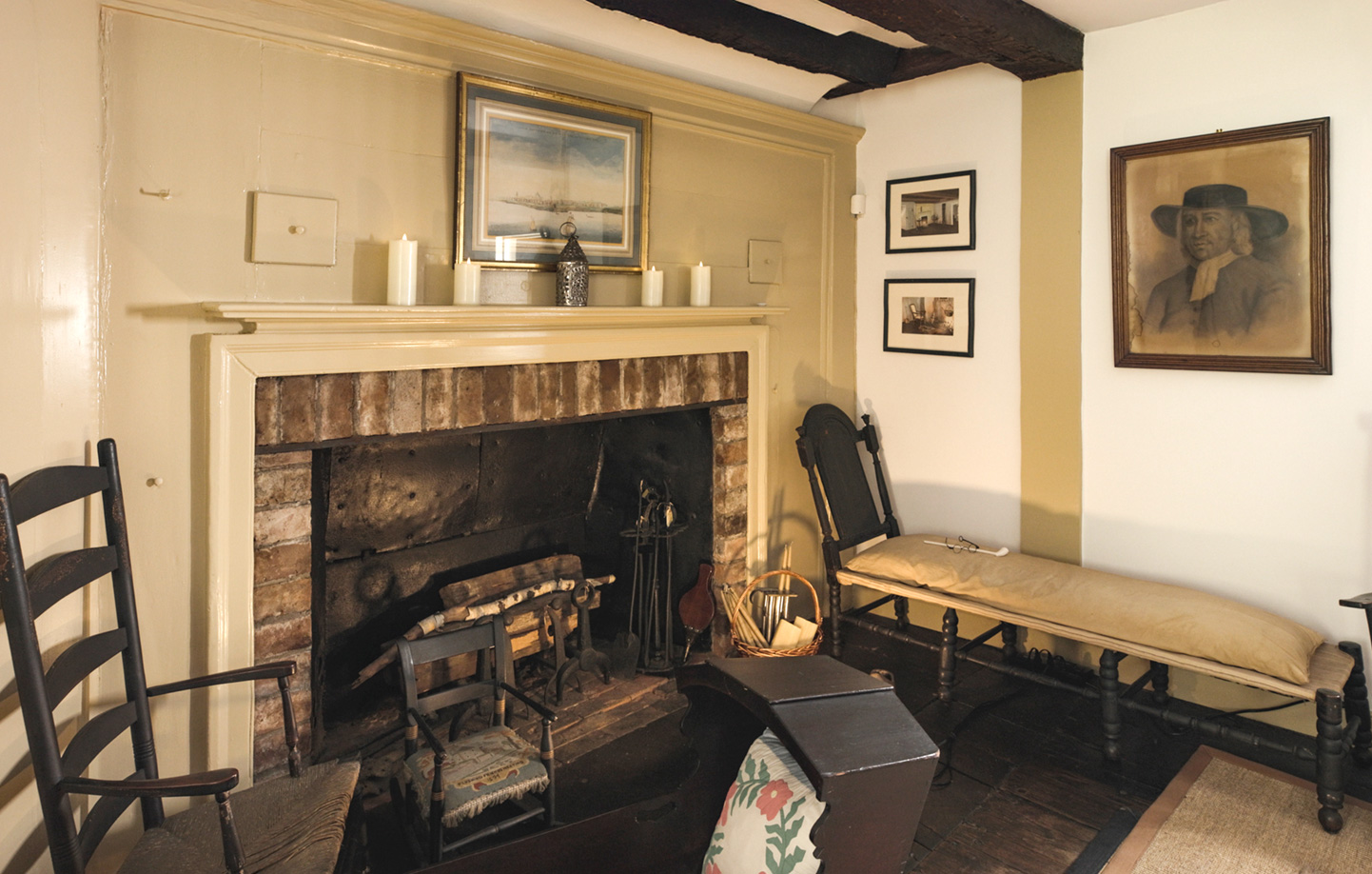 Photo of Bowne House family room.
                                           