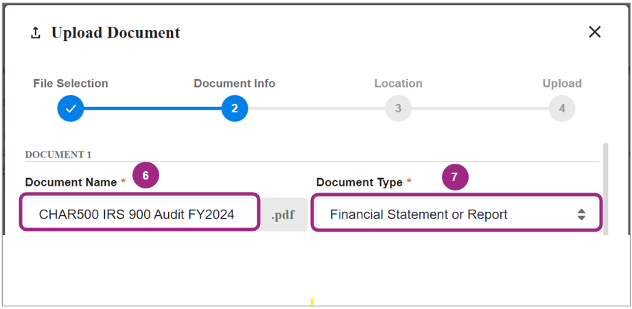 The words 'Drag and drop your files here to upload' display on the File Selection screen.