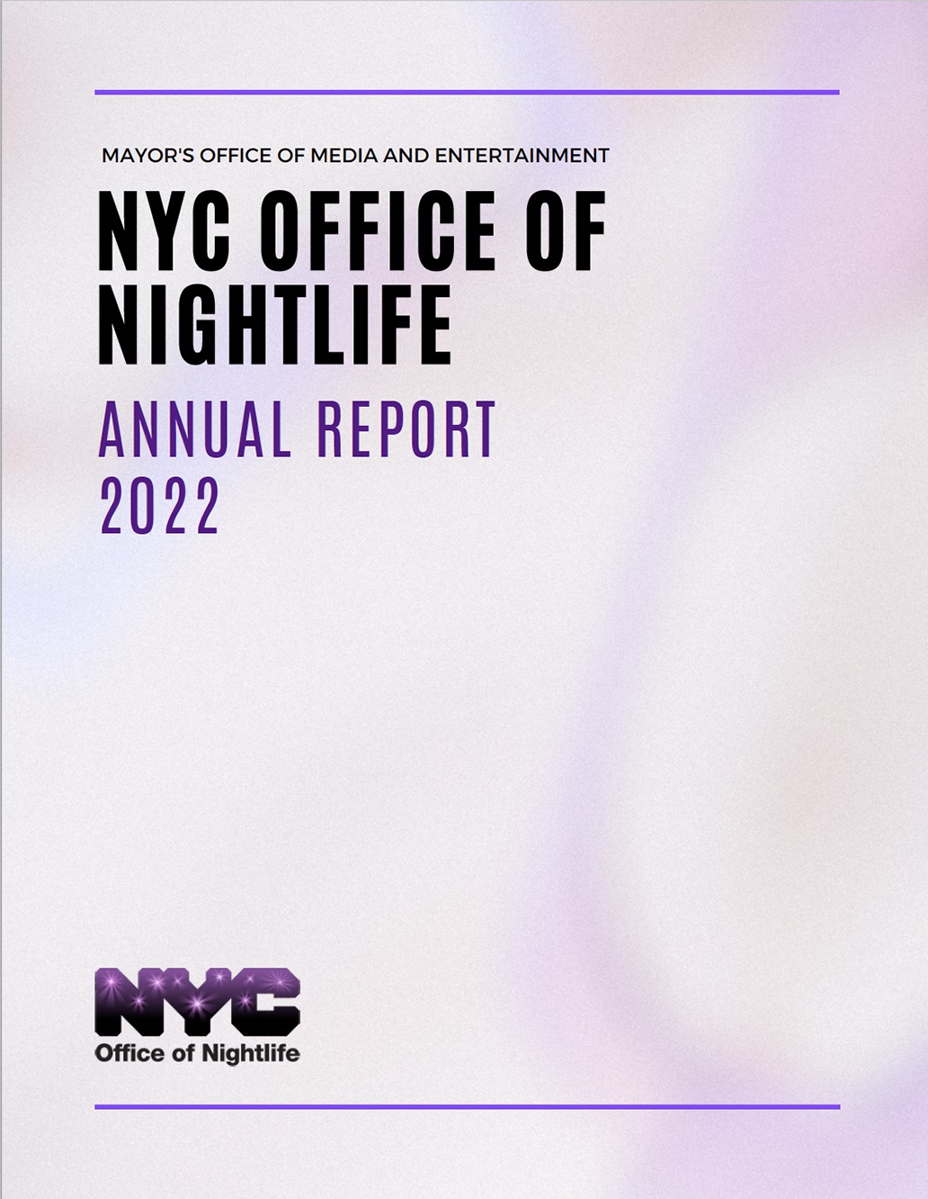 NYC Office of Nightlife Report 2022