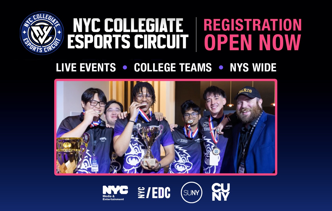 &lsquo;NYC Collegiate Esports Circuit&rsquo; 
                                           