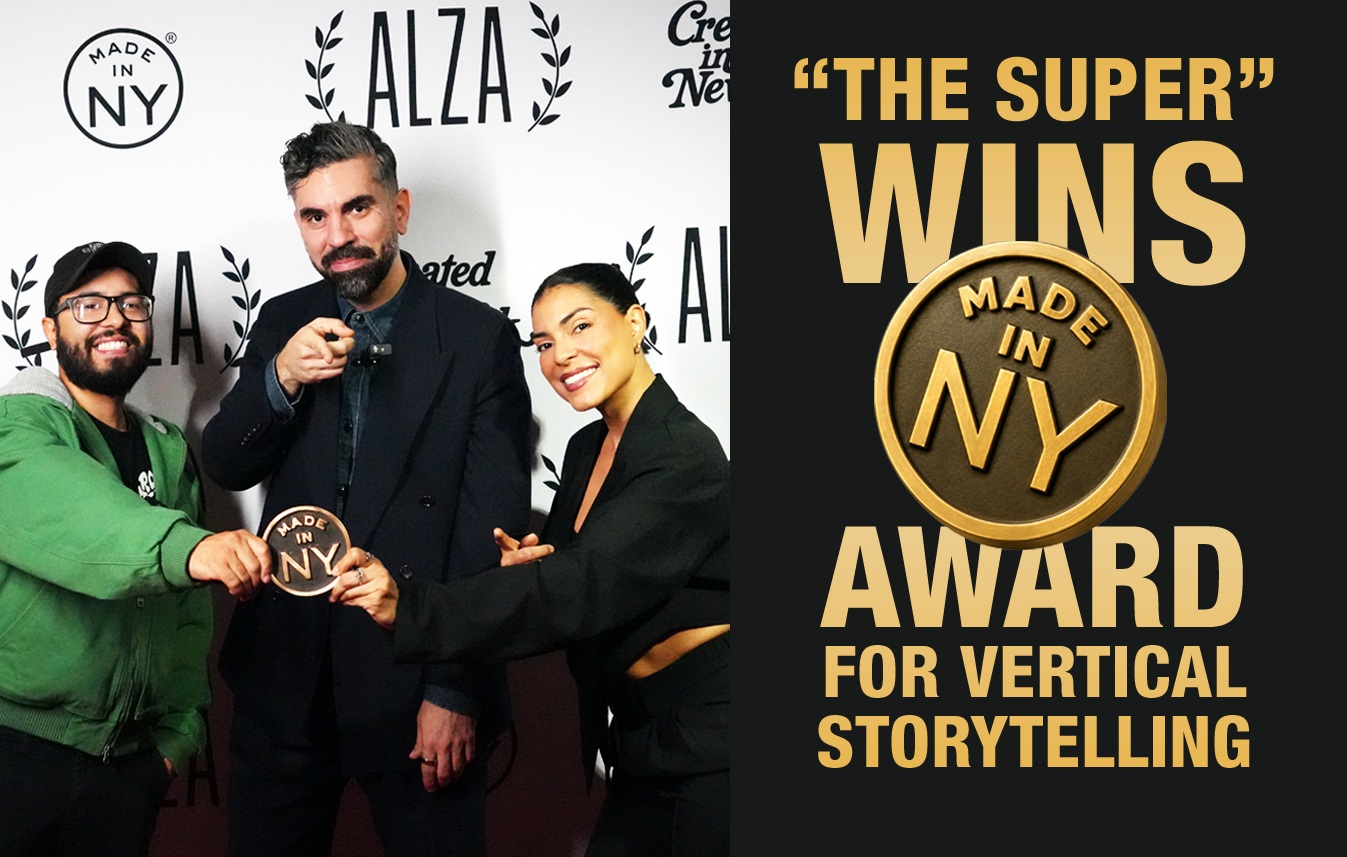 Congratulations to Bronx-based filmmaker Romel Rodriguez, creator of the comedy series The Super NYC, who became the first vertical storyteller to receive the City&rsquo;s &ldquo;Made in NY&rdquo; Award from the NYC Mayor&rsquo;s Office of Media and Entertainment (MOME).
                                           