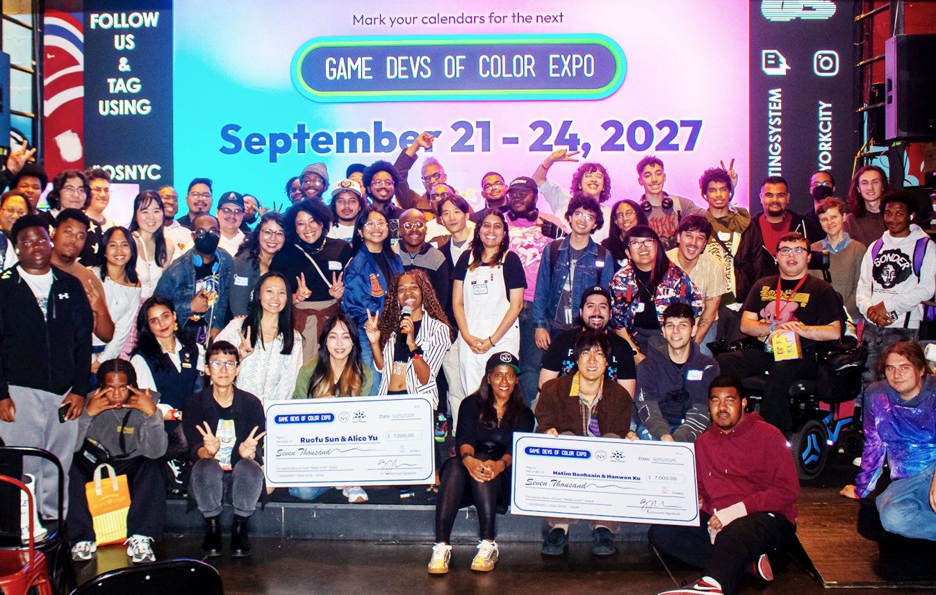 Game Devs of Color Expo Grants $21,000 to Emerging Game Creators in Partnership with NYC Mayor&rsquo;s Office of Media and Entertainment
                                           