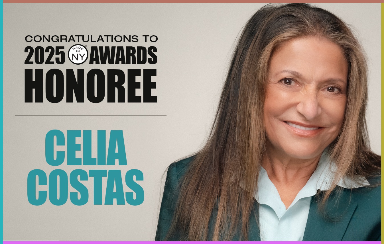 Mayor's Office of Media and Entertainment to Present Emmy-Award Winning Producer Celia Costas with “Made in NY” Award
                                           