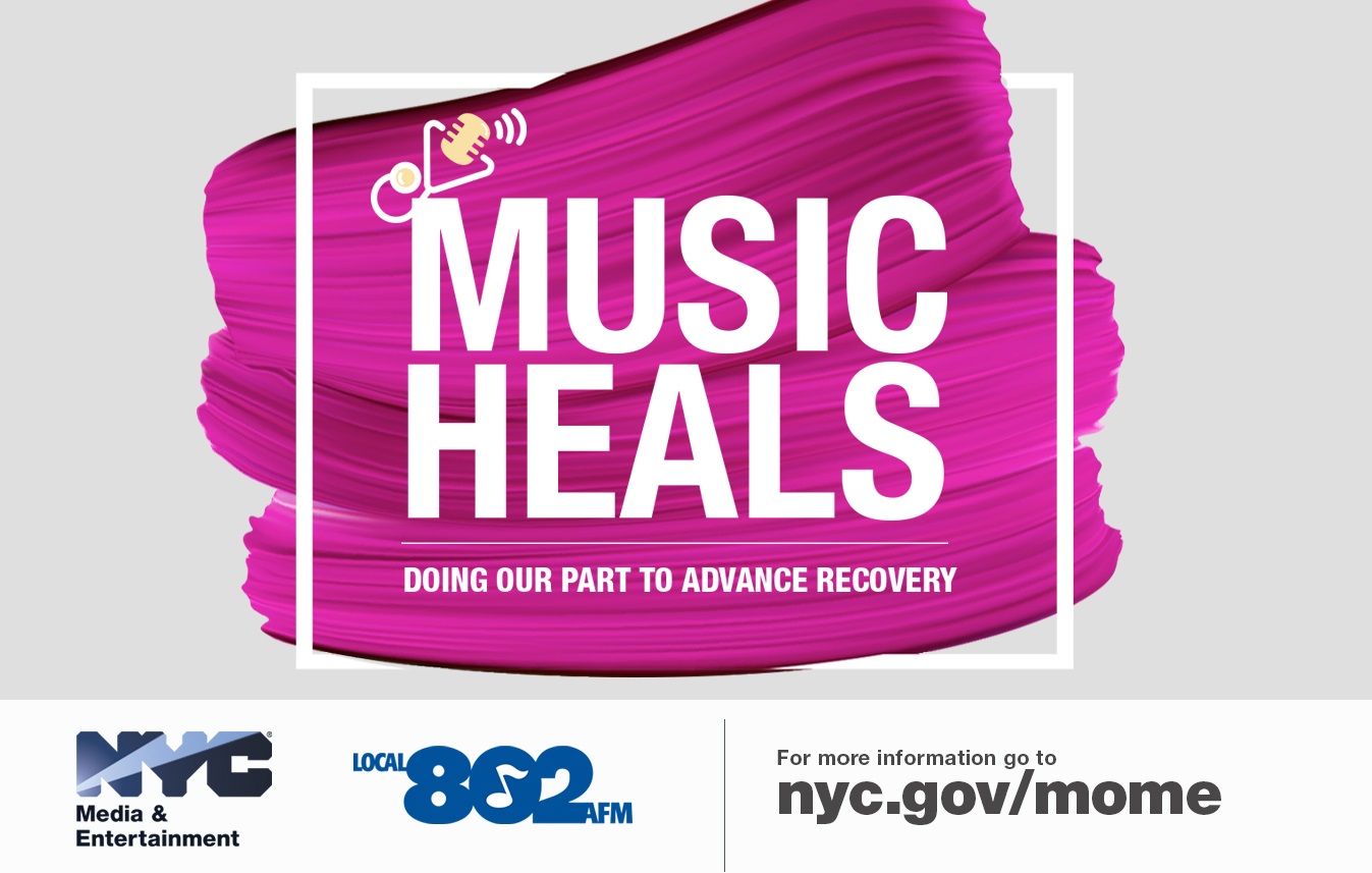 Music Heals text
