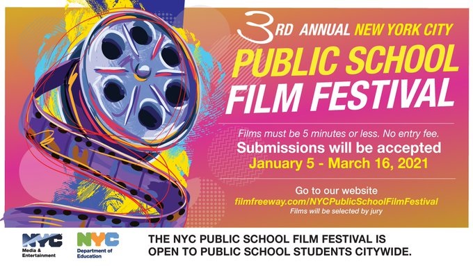 3rd Annual New York City Public School Film Festival text