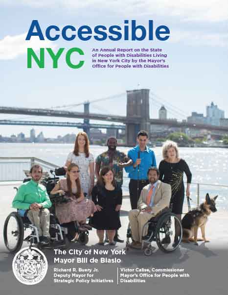 Cover of 2016 Accessible N Y C Report 