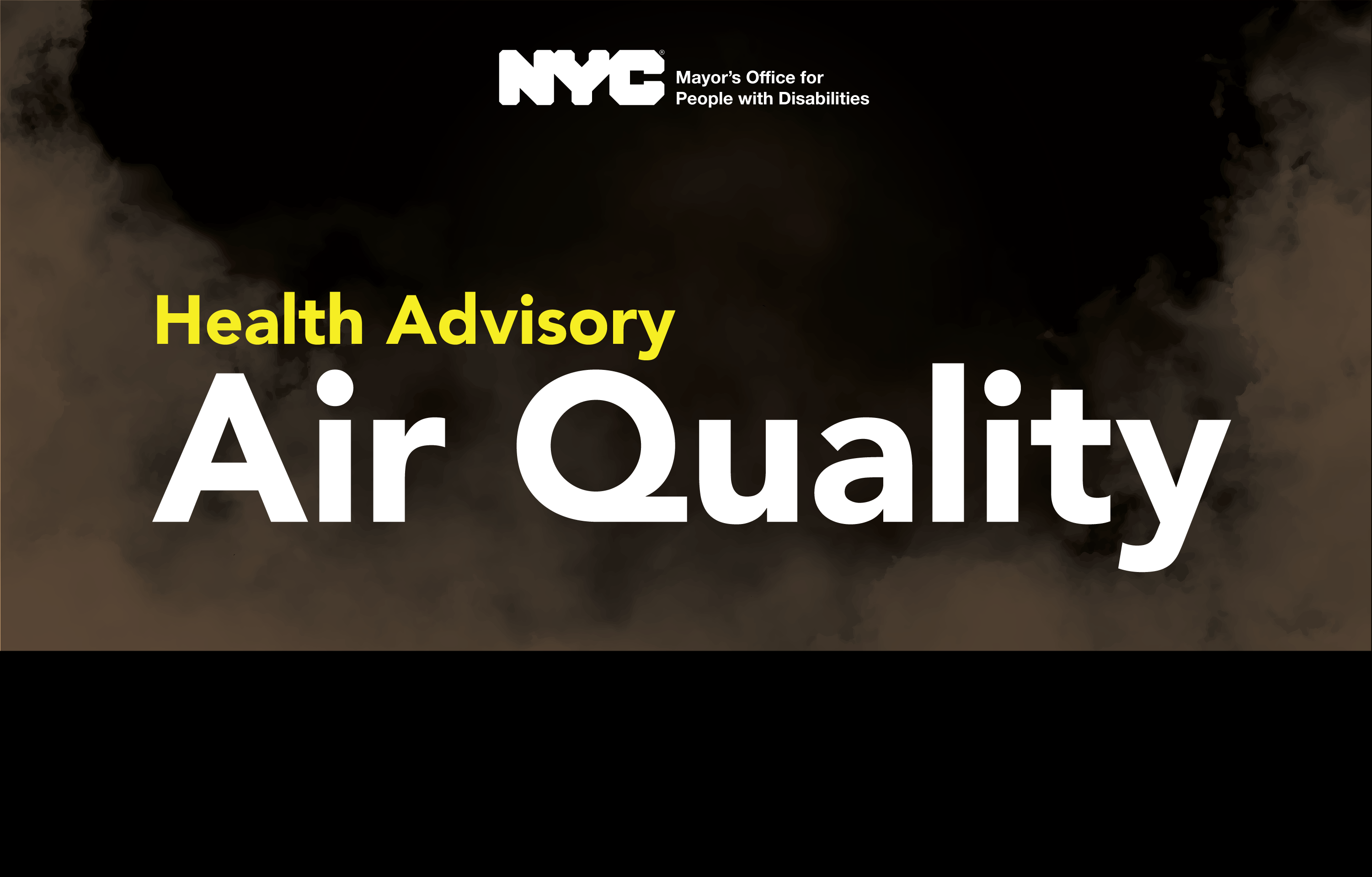 MOPD Logo, Reads: Health Advisory Air Quality  
                                           