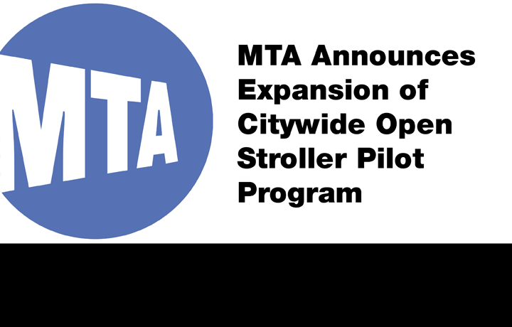 MTA Logo,  MTA Announces Expansion of Citywide Open Stroller Pilot Program
                                           