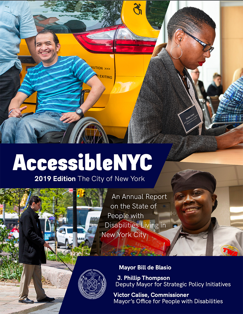 Cover of 2019 Edition of Accessible N Y C 