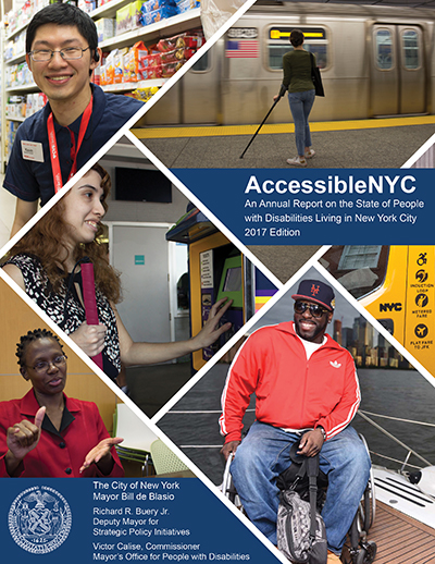 Cover of 2017 Accessible N Y C Report 