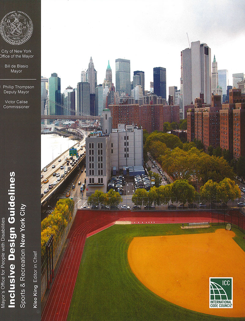 Cover of The Inclusive Design Guidelines Sports and Recreation Edition